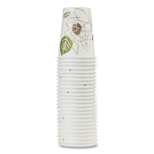 Dixie Pathways Paper Hot Cups, 8 oz, 25/Pack (2338WSPK)