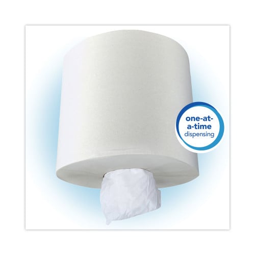 Scott Essential Roll Center-Pull Towels, 1-Ply, 8 x 12, White, 700/Roll, 6 Rolls/Carton (01032)