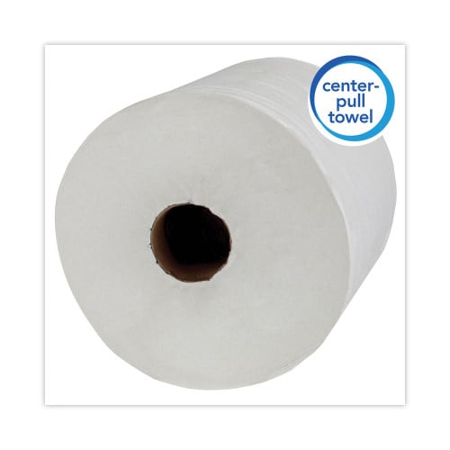 Scott Essential Roll Center-Pull Towels, 1-Ply, 8 x 12, White, 700/Roll, 6 Rolls/Carton (01032)