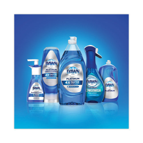 Dawn® Platinum Dish Soap, Refreshing Rain, 32.7 oz, 8 Bottles (01135)