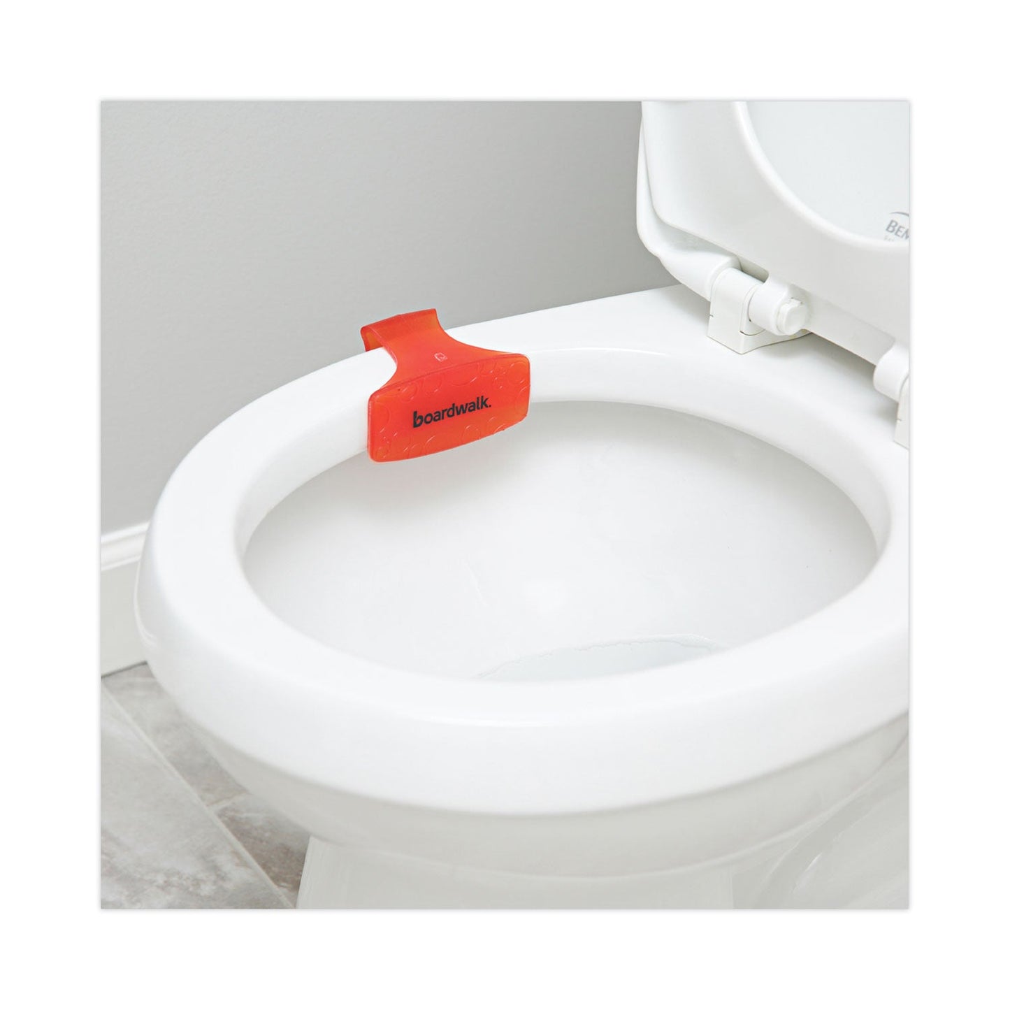 Boardwalk® Eco Fresh Bowl Clip, Mango Scent, Orange, 12 Bowl Clips (BWKCLIPMAN)