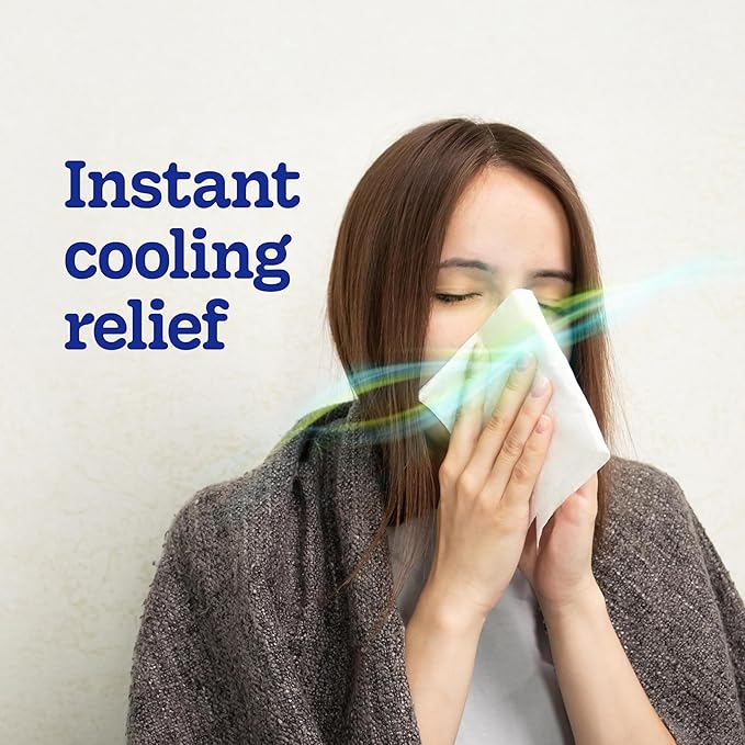 Kleenex Cooling + Aloe Facial Tissues, 4 Cube Boxes, 50 Tissues Per Box, 2-Ply
