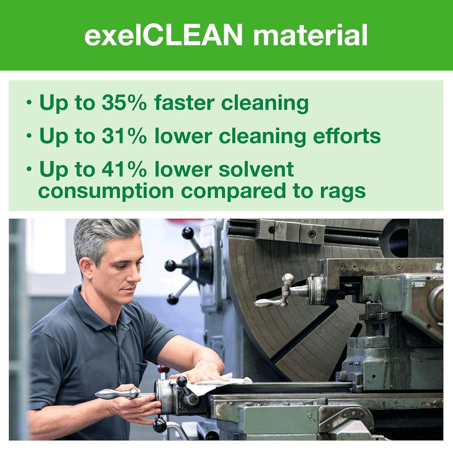 Tork Industrial Cleaning Cloth Gray W7, One-at-a-Time Dispensing, 1 x 210 Cloths, 520374
