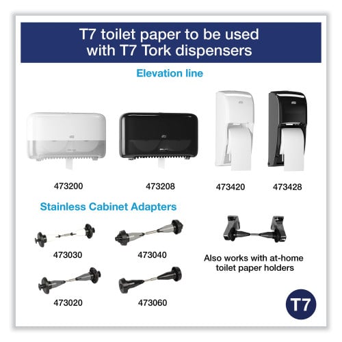 Tork® Coreless High Capacity Toilet Paper, 2-Ply, 750 Sheets, 36 Rolls (472884)