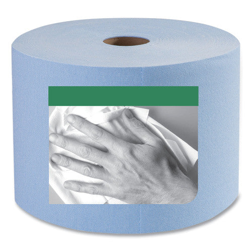 Tork® Heavy-Duty Paper Wiper, Blue, 800-ft., 1 Roll (450304)