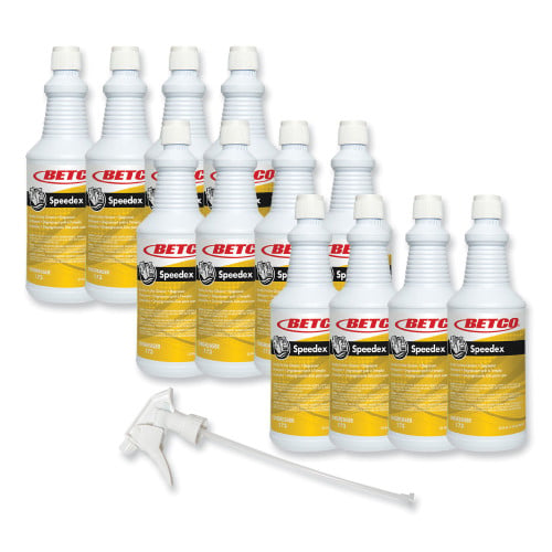 Betco Speedex Degreaser, Mint, 32 oz Spray Bottle, 12/Carton (1731200)