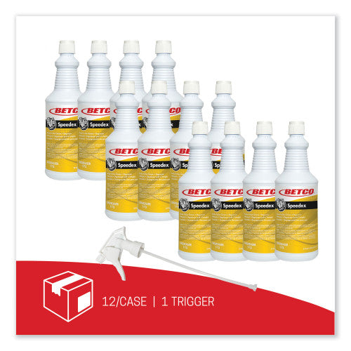 Betco Speedex Degreaser, Mint, 32 oz Spray Bottle, 12/Carton (1731200)