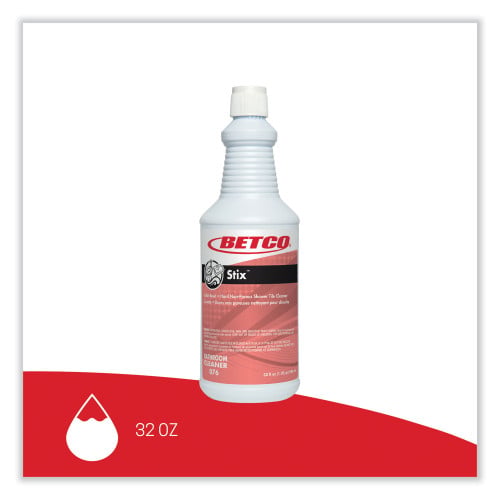Betco Stix Toilet Bowl Cleaner, Cherry Almond Scent, 32 oz Bottle, 12/Carton (761200)