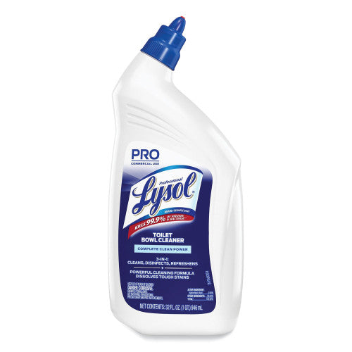Lysol® Power Toilet Bowl Cleaner, Wintergreen, 32 oz. Bottle (74278EA)