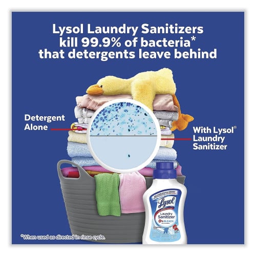 Lysol® Laundry Sanitizer, Crisp Linen, 90 oz. Bottle (95872EA)