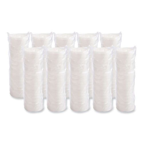 Dart Lift n' Lock Plastic Hot Cup Lids, Fits 8 oz Cups, White, 1,000/Carton (8FTL)