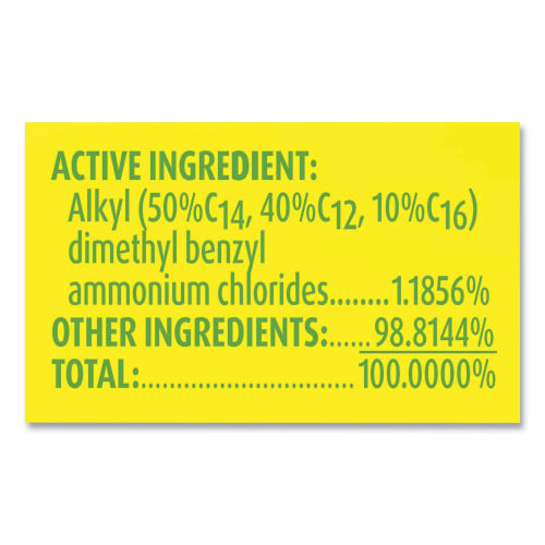 Lysol® Multi-Surface Disinfectant Cleaner, Lemon Scent, 144 oz. Bottle, 4 Bottles (77617)