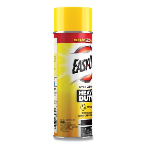EASY-OFF Heavy Duty Oven Cleaner, Fresh Scent, Foam, 14.5 oz Aerosol Spray, 12/Carton (87979CT)