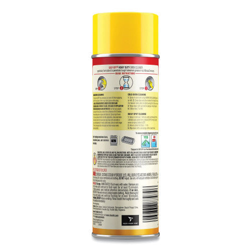 EASY-OFF Heavy Duty Oven Cleaner, Fresh Scent, Foam, 14.5 oz Aerosol Spray, 12/Carton (87979CT)