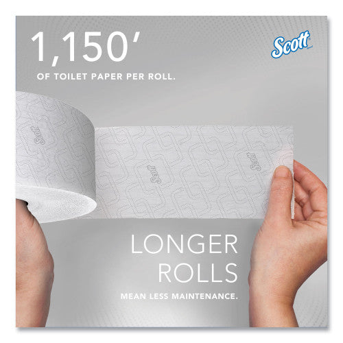 Scott Essential Coreless JRT, Septic Safe, 2-Ply, White, 3.75" x 1,150 ft, 12 Rolls/Carton (07006)