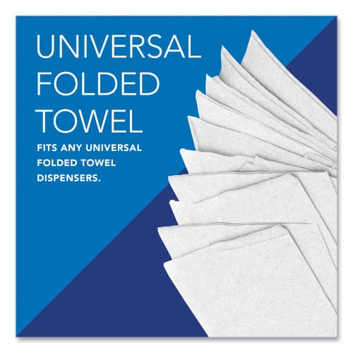 Scott Essential Multi-Fold Towels 100% Recycled, 1-Ply, 9.2 x 9.4, White, 250/Pack, 16 Packs/Carton (01807)