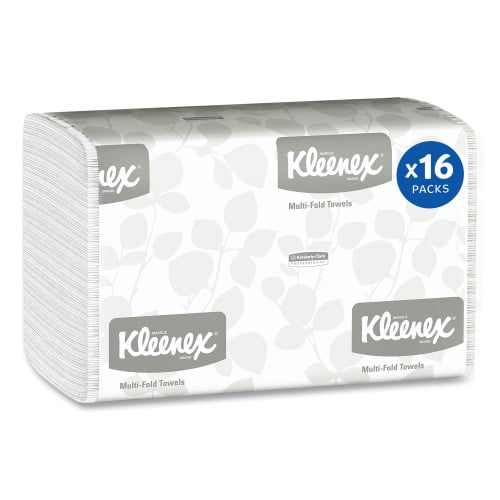 Kleenex® Multifold Paper Towels, 1-Ply, White, 2400 Towels (01890)