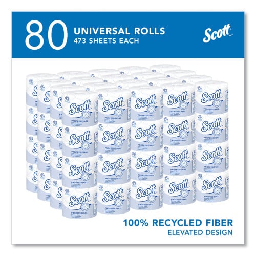 Scott® Pro Standard Toilet Paper, 2-Ply, White, 473 Sheets, 80 Rolls (13217)