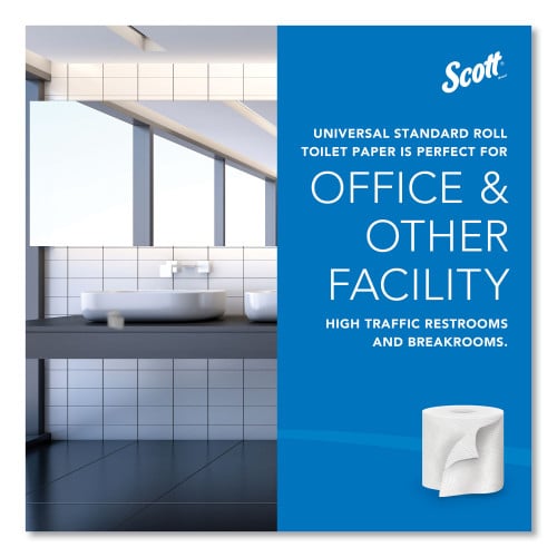 Scott® Pro Standard Toilet Paper, 2-Ply, White, 473 Sheets, 80 Rolls (13217)