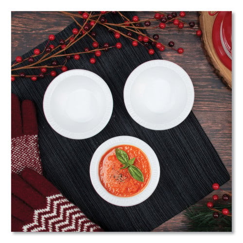 Dart Non-Laminated Foam Dinnerware, Bowl, 5 oz, White, 125/Pack, 8 Packs/Carton (5BWWC)