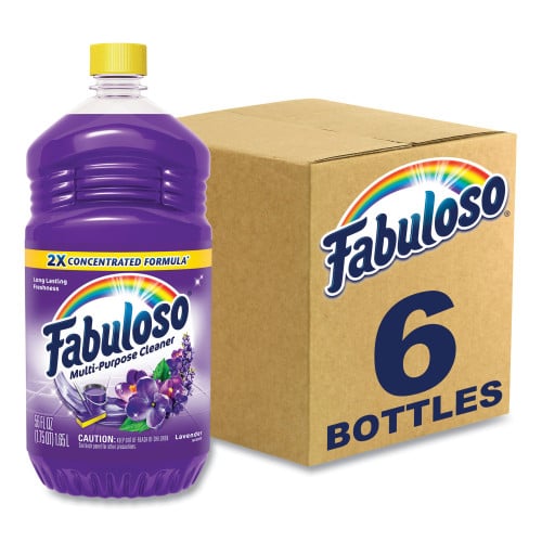 Fabuloso® Multi-use Cleaner, Lavender Scent, 56 oz., 6 Bottles (53041CT)