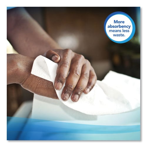 Scott Essential High Capacity Hard Roll Towels for Business, Absorbency Pockets, 1-Ply, 8" x 950 ft, 1.75" Core, White, 6 Rolls/CT (02000)