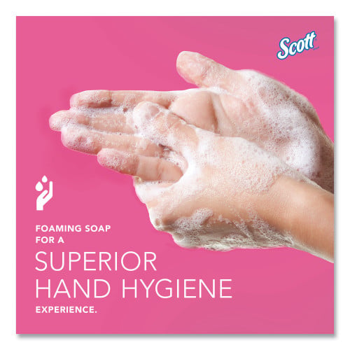 Scott Pro Foam Skin Cleanser with Moisturizers Refill, Light Floral, 1,000 mL, 6/Carton (91552CT)