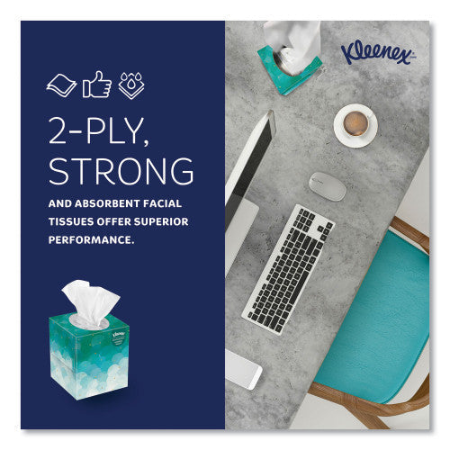 Kleenex® Pop-up Box Facial Tissues, White, 2-Ply, 95 Sheets, 36 Boxes (21271CT)