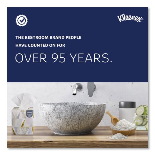 Kleenex® Boutique Anti-Viral Facial Tissue, 3-Ply, 60 Sheet Box, 3 Box Pack (21286)