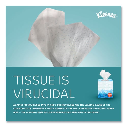 Kleenex® Boutique Anti-Viral Facial Tissue, 3-Ply, 60 Sheet Box, 12 Box Carton (21286CT)