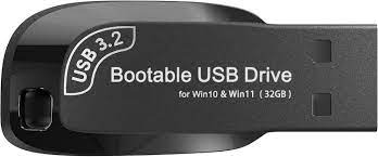 32GB - Bootable USB Driver 3.2 for Windows 11 & 10, Password Reset, Wifi & LAN